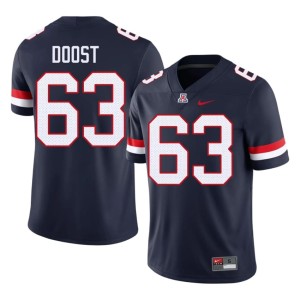 Wildcats #63 Navy Replica Men College Football Alexander Doost Jerseys 959108-525