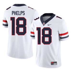 Wildcats 2026 College Football White Men's Brandon Phelps #18 Jerseys 468091-852