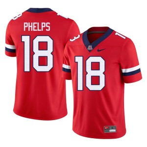 UA Wildcats Limited Men's College Football #18 Brandon Phelps Red Jersey 476081-211