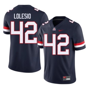 U of A Replica College Football Dominic Lolesio Navy #42 Mens Jerseys 820922-370