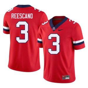 U of A Kedrick Reescano Red College Football Alumni Men #3 Jerseys 606220-497