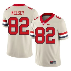 UA Wildcats #82 Cream Men's Limited Landon Kelsey College Football Jersey 562672-117