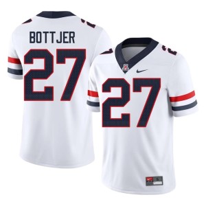 U of A White #27 College Football Player Men's Lohgan Bottjer Jersey 499485-795