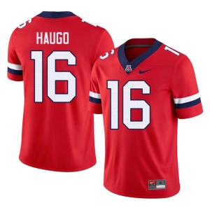 UA College Football Alumni #16 Red Mens Luke Haugo Jersey 675306-526