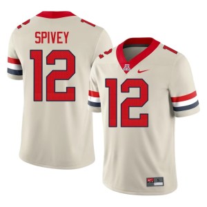 UA Tre Spivey #12 Men Cream 2026-27 College Football Jersey 353106-202