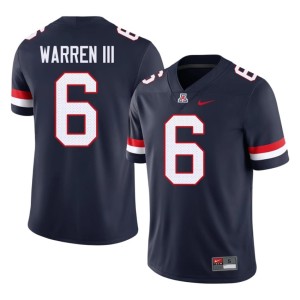Wildcats Navy #6 College Football Men Cornelius Warren III Alumni Jersey 762687-968