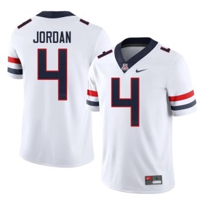 Arizona Wildcats White College Football Men #4 DJ Jordan Player Jerseys 827840-706