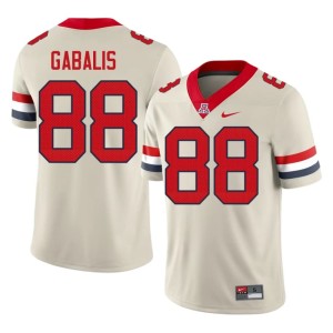 Arizona Wildcats College Football Men's Cream Alumni Henry Gabalis #88 Jerseys 565666-674