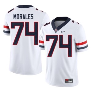U of A Limited Justin Morales Men #74 College Football White Jerseys 432058-252