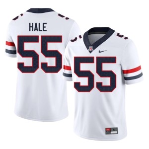 Bear Down Arizona College Football Men's High School #55 White Nathan Hale Jerseys 330412-592