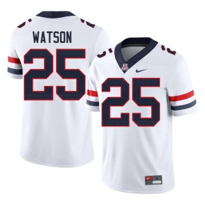 Arizona Wildcats College Football Player #25 White Men Zuri Watson Jersey 793561-402