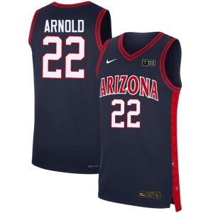 UA Game Addison Arnold #22 Navy Alternate Men Jerseys 723180-491