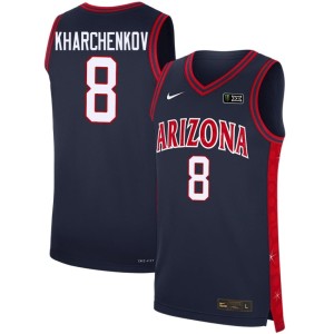 UA Wildcats #8 Men's Navy 2026-27 Ivan Kharchenkov Alternate Jersey 622166-399
