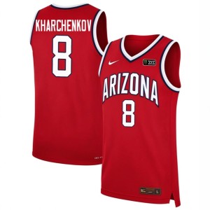 University of Arizona Replica College Basketball Men's Red #8 Ivan Kharchenkov Jerseys 816578-662