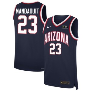 AZ Wildcats #23 College Basketball JJ Mandaquit Navy Men 2026 Jerseys 161861-805