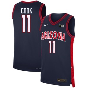 UA #11 Limited Alternate Jackson Cook Mens Navy Jersey 737241-561