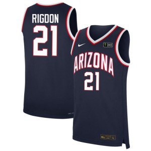 AZ Wildcats College Basketball #21 Mens Joaquin Rigdon High School Navy Jersey 567939-569