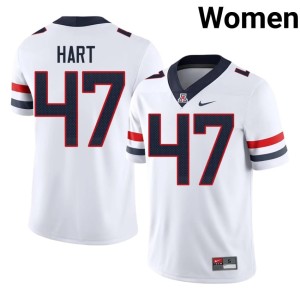 U of A Wildcats Braxton Hart White College Football #47 Player Women's Jerseys 231952-416