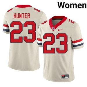 Arizona Wildcats #23 College Football Womens Gavin Hunter Cream 2026 Jersey 290972-187