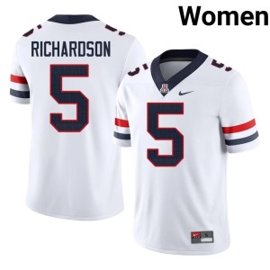 Cats Women's Giovanni Richardson College Football #5 Limited White Jerseys 863852-935