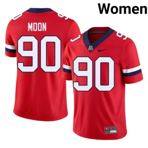 Arizona Womens Sullivan Moon #90 College Football High School Red Jersey 957443-766