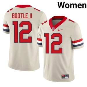 AZ Wildcats College Football Dwight Bootle II Cream Womens NCAA #12 Jersey 653569-686