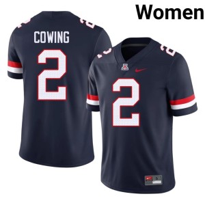 U of A Navy College Football #2 Replica Womens Jacob Cowing Jersey 759445-564
