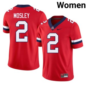 Cats College Football Limited Red #2 R.J. Mosley Women's Jersey 681915-604