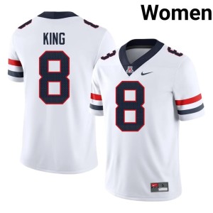Cats White Game Women College Football Shane King #8 Jersey 963672-619