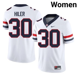 U of A Wildcats #30 White Limited College Football Womens Xaier Hiler Jersey 271056-757