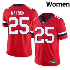 Wildcats 2026-27 Womens Zuri Watson Red College Football #25 Jersey 224050-332