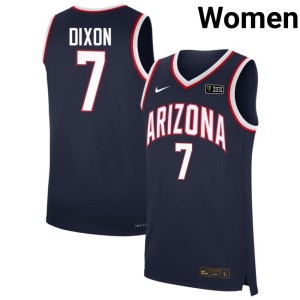 Cats Derek Dixon #7 Navy College Basketball Women's University Jerseys 163327-206