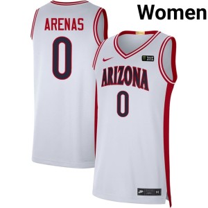Cats White #0 Womens Gilbert Arenas College Basketball Official Jerseys 113757-275