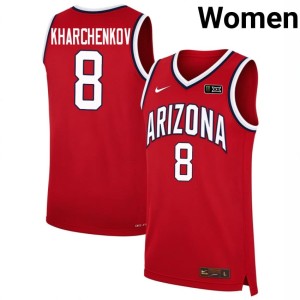 U of A Wildcats Ivan Kharchenkov Limited Red College Basketball Womens #8 Jersey 547375-285