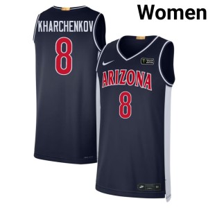 UA Wildcats Navy Replica Women's Ivan Kharchenkov Retro #8 Jerseys 532520-898