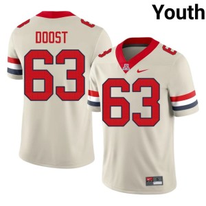 Bear Down Arizona College Football Alumni Alexander Doost Cream Youth #63 Jersey 905071-139