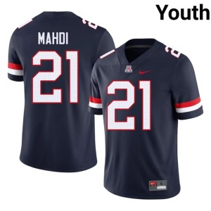 The Wildcats Ismail Mahdi Youth Game #21 Navy College Football Jerseys 768268-433
