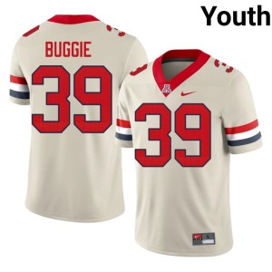 AZ Wildcats Jacob Buggie Cream #39 2026-27 Youth College Football Jerseys 321388-301