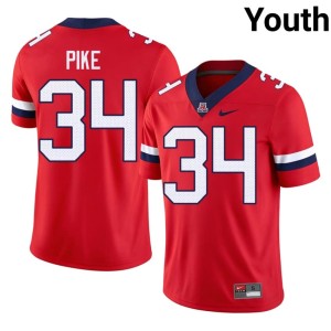 UA James Pike High School #34 Red Youth College Football Jersey 949543-738