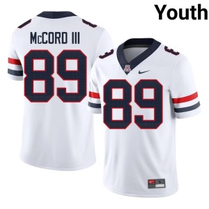 Cats Replica Youth College Football Jordan McCord III White #89 Jerseys 961384-152