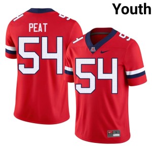 U of A Wildcats Youth #54 College Football Alumni Red Keona Peat Jerseys 389810-723