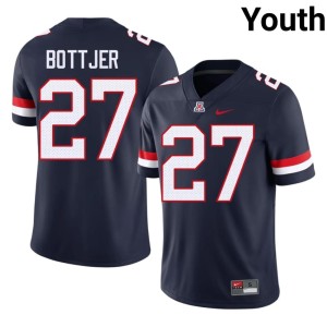 University of Arizona Navy Youth NCAA College Football Lohgan Bottjer #27 Jerseys 606287-225