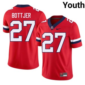 Arizona Wildcats Lohgan Bottjer #27 Youth Red University College Football Jerseys 123294-126