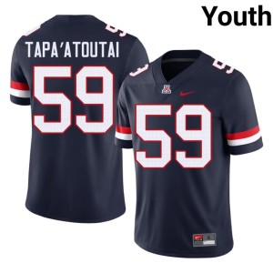 Cats College Football Navy Youth #59 Rhino Tapa'atoutai Replica Jerseys 469485-748