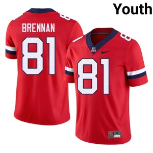 Wildcats Scotty Brennan Red Youth #81 University College Football Jerseys 853976-220