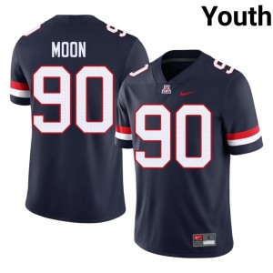 AZ Wildcats Navy Replica Youth College Football Sullivan Moon #90 Jersey 433934-205