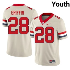 UA #28 Cream Replica Swayde Griffin Youth College Football Jerseys 191545-268