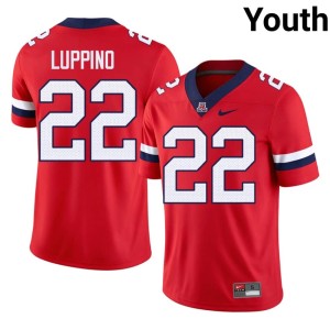 AZ Wildcats College Football 2026-27 Red Youth #22 Art Luppino Jersey 817311-310