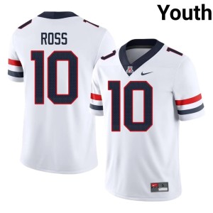 AZ Wildcats Youth White Jordan Ross #10 University College Football Jerseys 865887-715