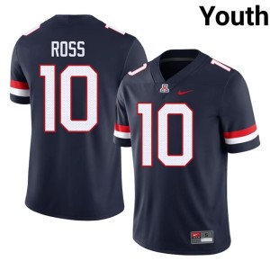 Arizona Wildcats Game Youth College Football #10 Navy Jordan Ross Jerseys 849457-414